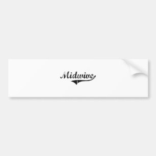 Midwive Professional Job Bumper Sticker