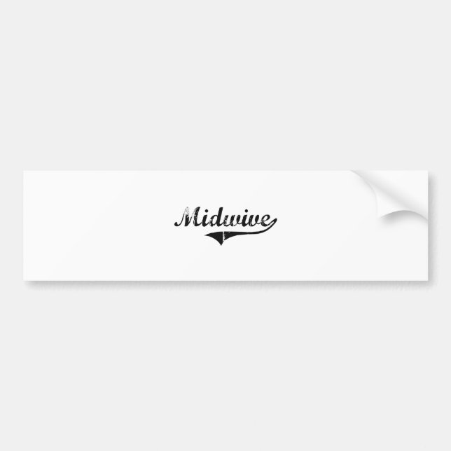 Midwive Professional Job Bumper Sticker (Front)