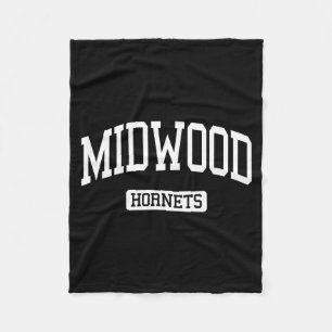 Midwood high school hs brooklyn ny varsity sports fleece blanket