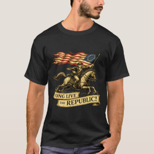 Mieman Long Live The Republic Usa 1776 2026 4th Of T-Shirt