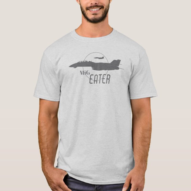"MiG Eater" F-14 Tomcat t-shirt (Front)