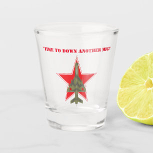 Mig Shoot Down Shot Glass