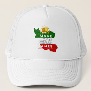 MIGA Shir o Khorshid - Make Iran Great Again Trucker Hat