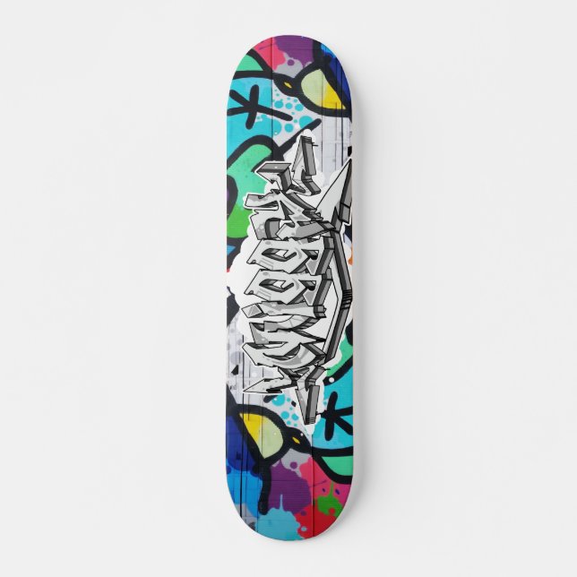 Miggy Graffiti Custom Personalised Skateboard (Front)