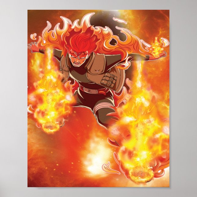 Might Guy 8th Gate  Poster (Front)