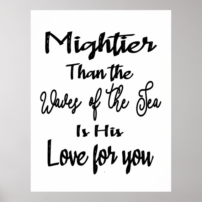 Mightier Than The Waves Poster (Front)