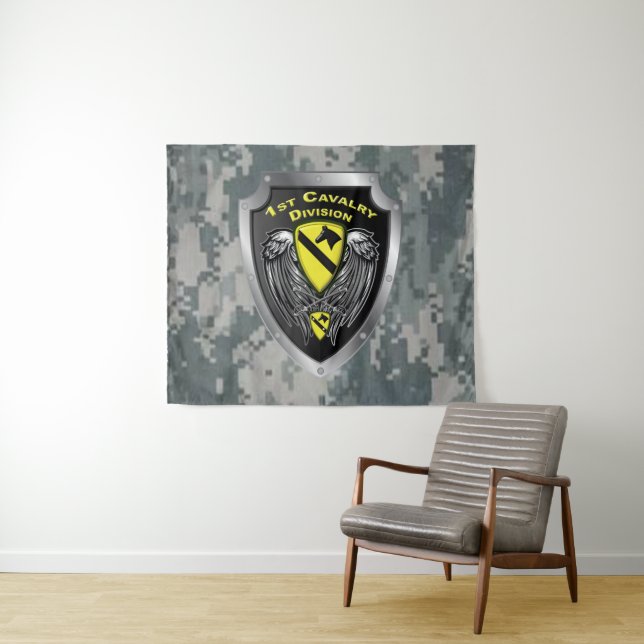 Mighty 1st Cavalry Division Tapestry (In Situ (Horizontal))
