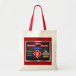 Mighty 20th Engineer Brigade-Airborne Tote Bag