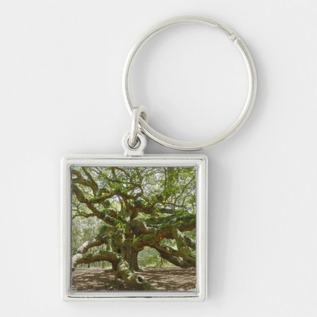 Mighty Angel Oak Key Ring (Front)