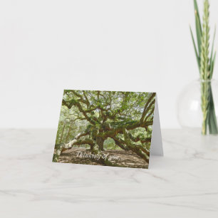 Mighty Angel Oak Thinking Of You Card