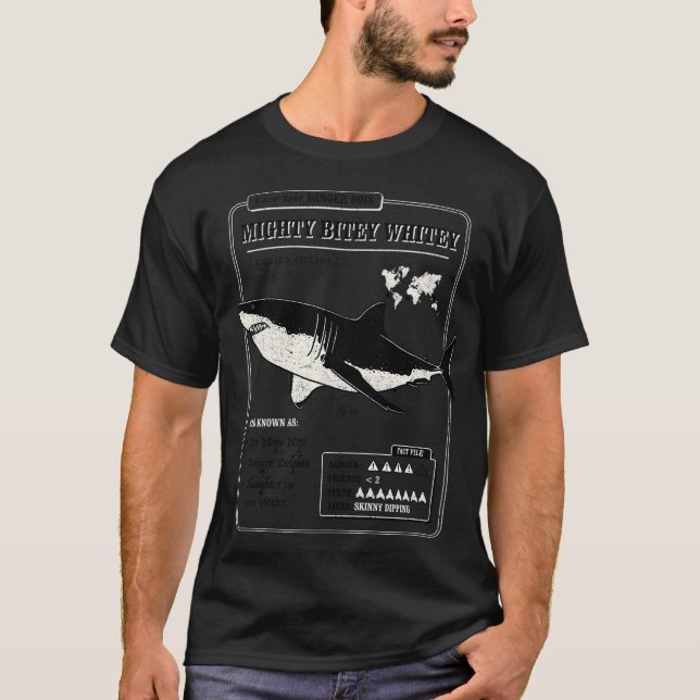 Mighty Bitey Whitey T-Shirt (Front)