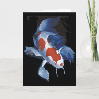 Mighty Butterfly Koi Card