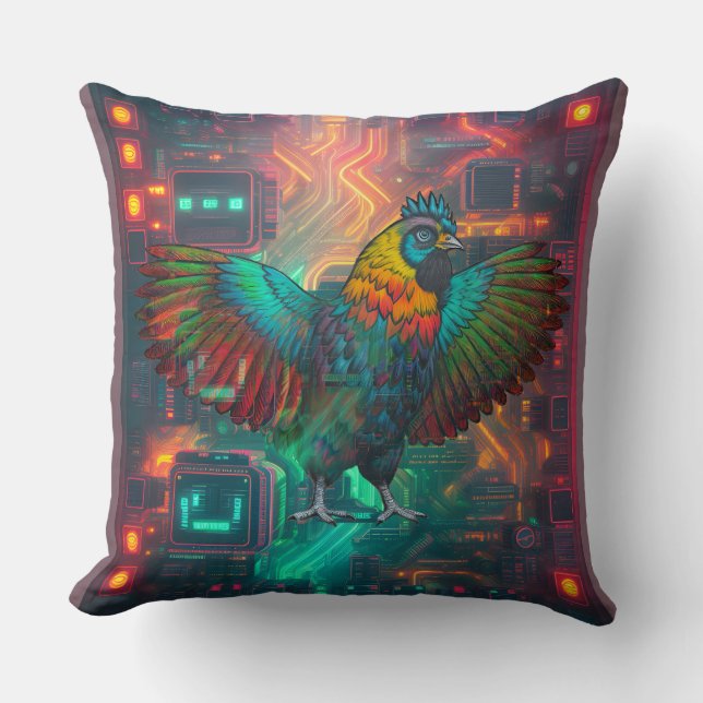 Mighty Chicken Cushion (Front)
