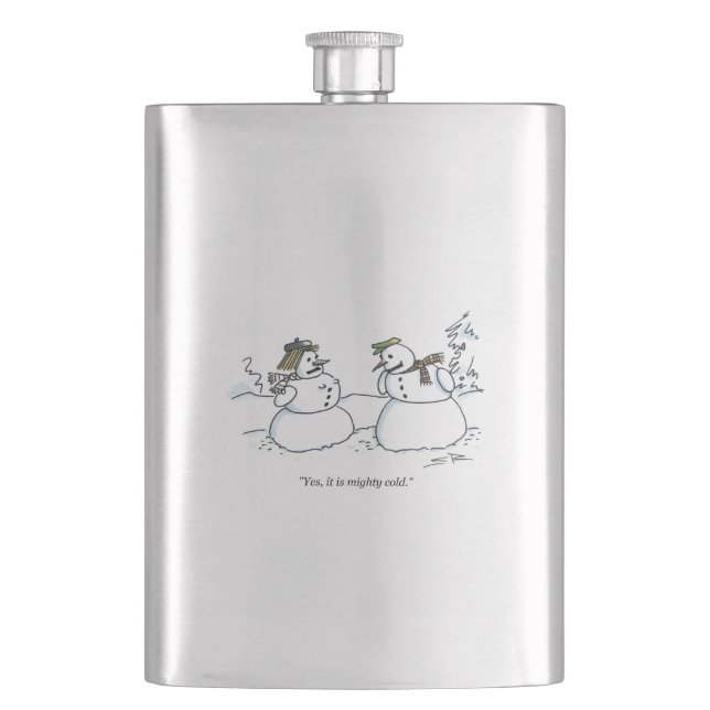 Mighty Cold stainless steel flask (Front)