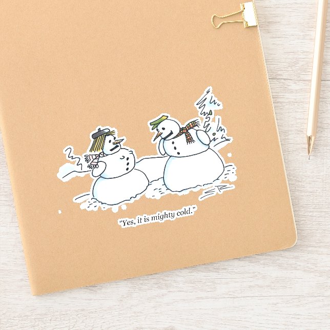 Mighty Cold sticker (Notebook)