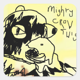 Mighty Crowtwig Square Sticker
