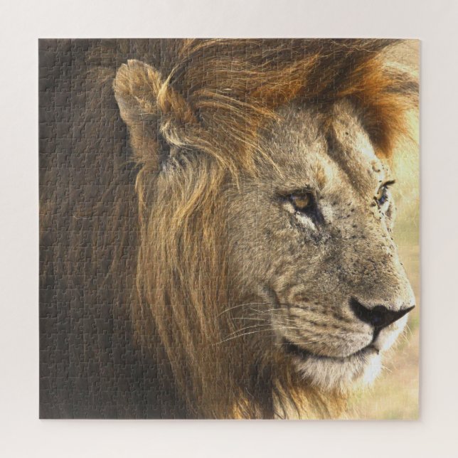 Mighty Lion Jigsaw Puzzle (Vertical)