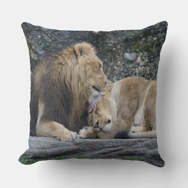 Mighty Lion Love Cushion (Front)