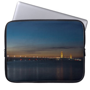 Mighty Mac At Night Pano Laptop Sleeve