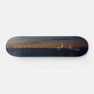 Mighty Mac At Night Pano Skateboard