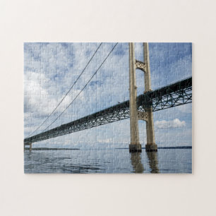 Mighty Mac, Mackinac Suspension Bridge, Michigan Jigsaw Puzzle