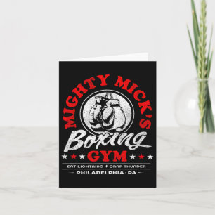 Mighty Mick's Boxing Gym Clic 70s Philadelphia  Card