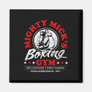 Mighty Mick's Boxing Gym Clic 70s Philadelphia Magnet