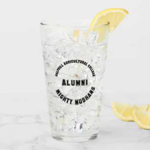Mighty Mushans Alumni Glass Tumbler