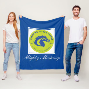 Mighty Mustangs  Fleece Blanket