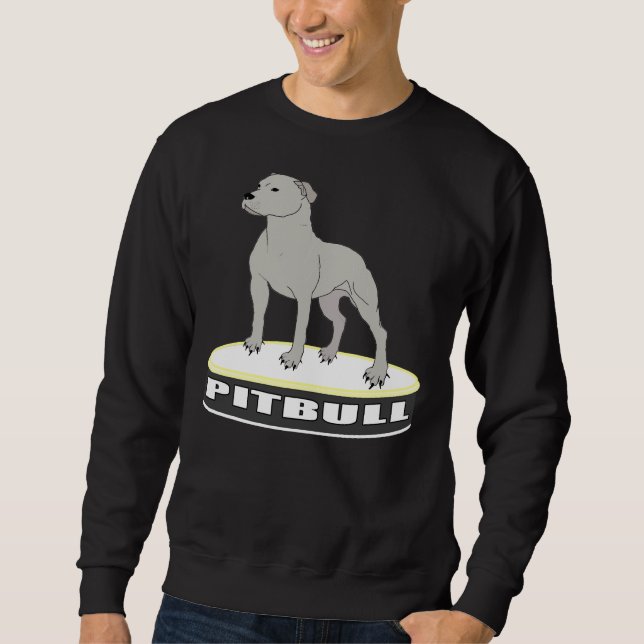 Mighty Pitbull Graphic Sweatshirt (Front)