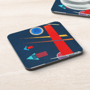 Mighty Red - Wassily Kandinsky Abstraction Coaster