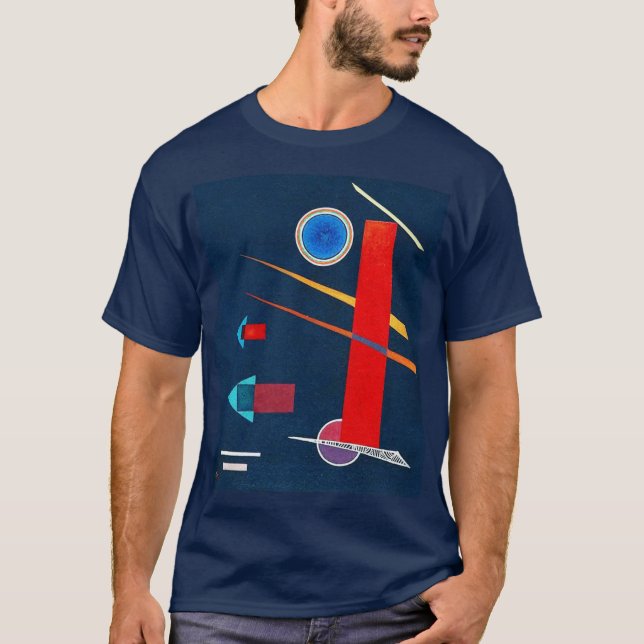 Mighty Red -  Wassily Kandinsky Art T-Shirt (Front)