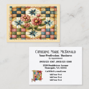 Mighty Size Quilting Business Card