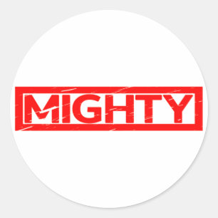 Mighty Stamp Classic Round Sticker