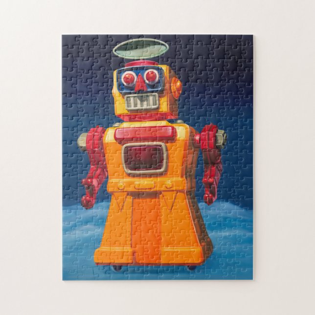"Mighty Warrior" Robot Puzzle 11"x14" (252 Pieces) (Vertical)