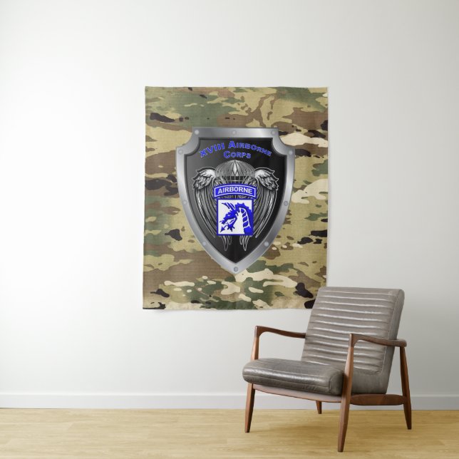 Mighty XVIII Airborne Corps Tapestry (In Situ)