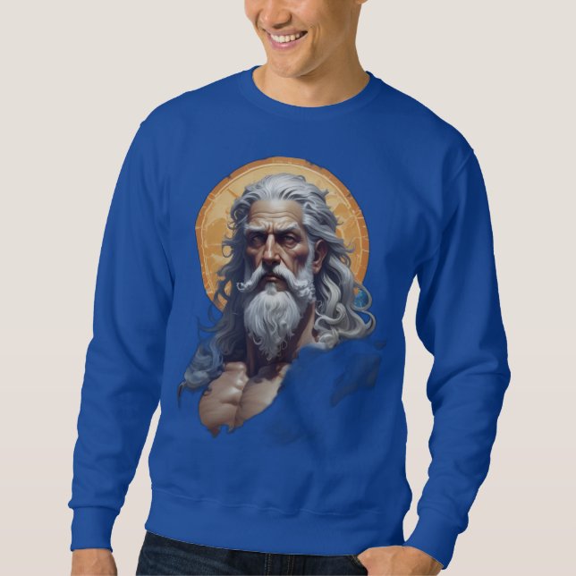 Mighty Zeus – God of Thunder Sweatshirt (Front)