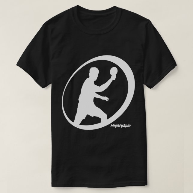 MightySpin  Ping Pong Tee  Table Tennis  Comfy (Design Front)