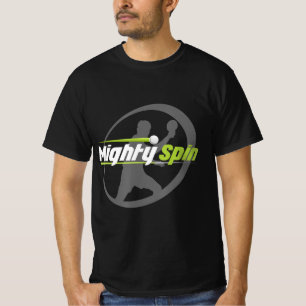 MightySpin Ping Pong Tee Table Tennis Cool
