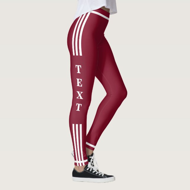 Migned Design - Add  Your Text / Colour Leggings (Right)