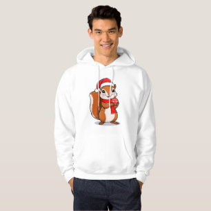 Mignon Christmas squirrel Hoodie