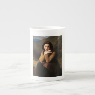 Mignon Innocence of Adolescent Girl, Bouguereau  Bone China Mug