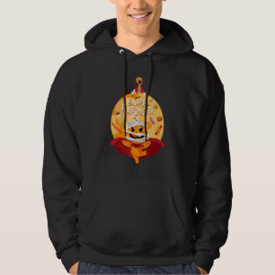 Mignon Pumpkin Vampire With Zombie For Halloween 2 Hoodie
