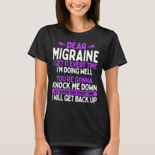 Migraine Awareness Month Purple Migraine Ribbon T-Shirt