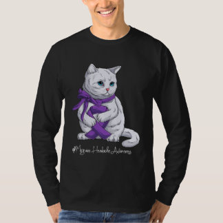 Migraine Headache Awareness Month Purple Ribbon Ca T-Shirt