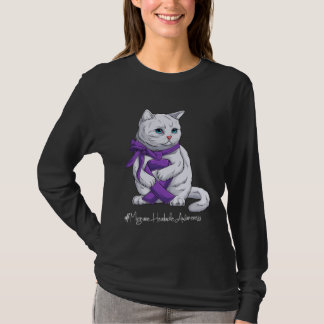 Migraine Headache Awareness Month Purple Ribbon Ca T-Shirt