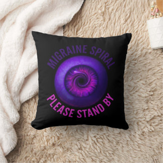 Migraine Spiral: Please Stand By Cushion