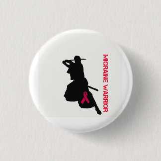 Migraine Warrior 3 Cm Round Badge
