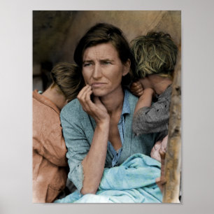Migrant Mother by Dorothea Lange 1936 Poster