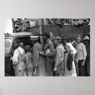 Migrant Vegetable Workers: 1939 Poster